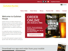 Tablet Screenshot of gulistanhouse.com